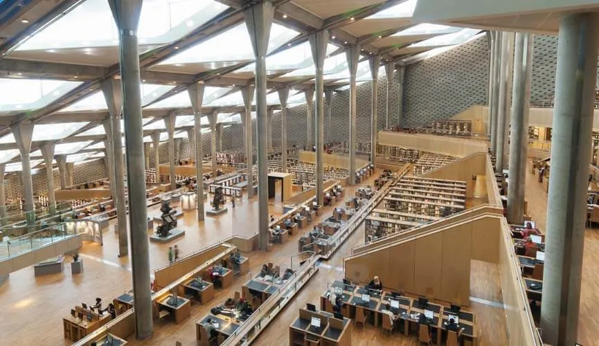 Alexandria Library in Egypt