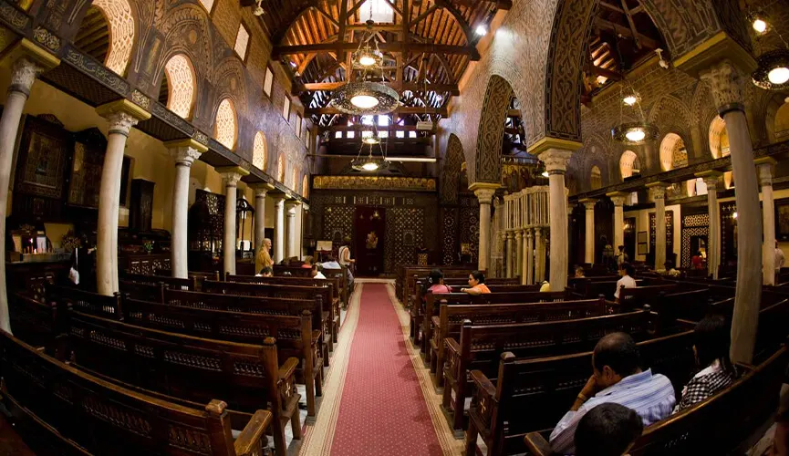 hanging church